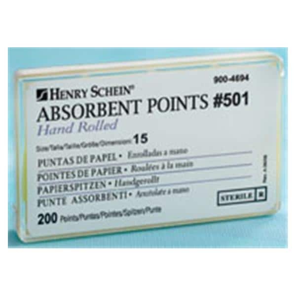 Absorbent Points Size 15 #501 200/Bx