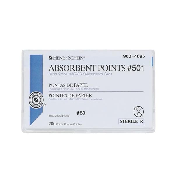 Absorbent Points Size 60 #501 200/Bx