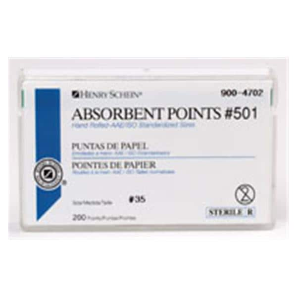 Absorbent Points Size 35 #501 200/Bx