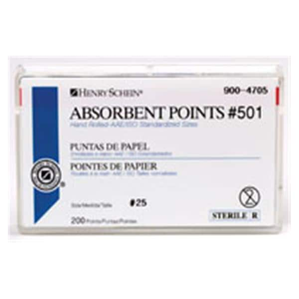 Absorbent Points Size 25 #501 200/Bx