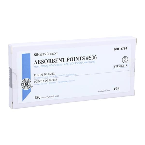 Absorbent Points Size 25 #506 180/Bx