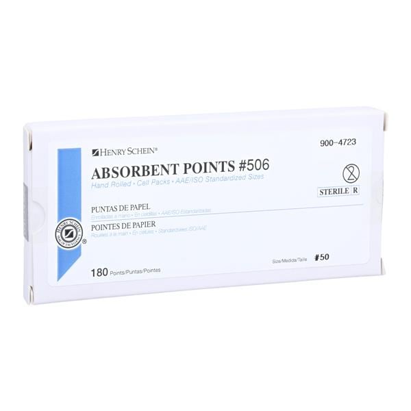 Absorbent Points Size 50 #506 180/Bx