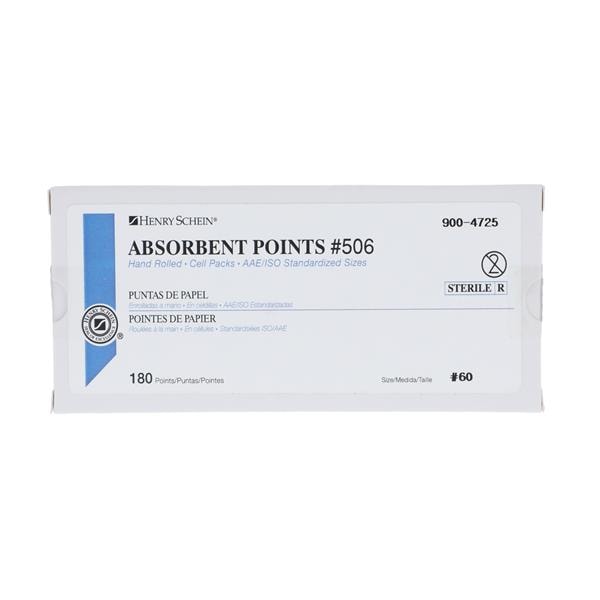 Absorbent Points Size 60 #506 180/Bx