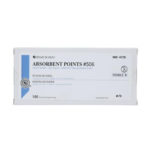 Absorbent Points Size 70 #506 180/Bx