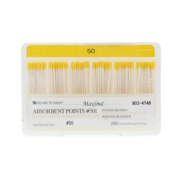 Maxima Absorbent Points Size 50 #501 200/Bx