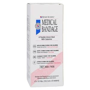 Unna Boot Bandage Zinc Oxide/Calamine 4"x10yd 1/Bx