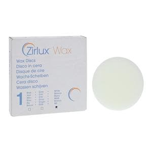 Zirlux Wax Disc White 98.5x14 Ea
