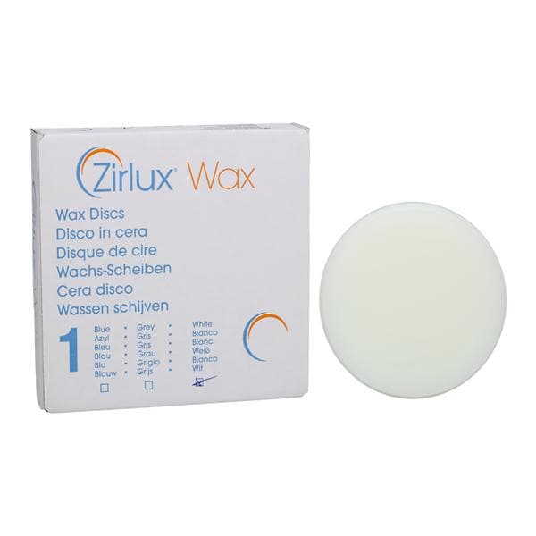 Zirlux Wax Disc White 98.5x20 Ea