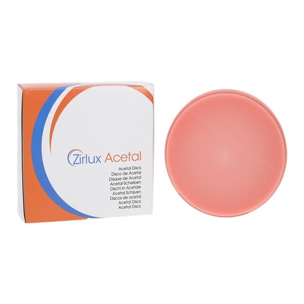 Zirlux Acetal Polymer Disc Pink 98x20 Ea