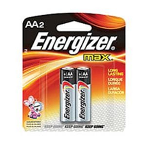 Energizer Max Alkaline AA Batteries 2/Pack 2/Pk
