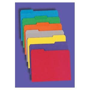 Smead Color File Folders Letter Size 1/3 Cut Brights 100/Box 100