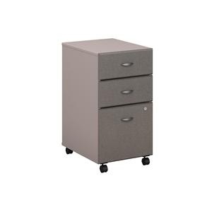 3-Drawer Pedestal Box/Box/File Spectrum/Pewter 1/PK