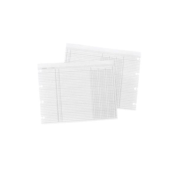 Ledger Sheets Ending Balance 9 1/4 in x 11 7/8 in White 100/Pack 100/Pk