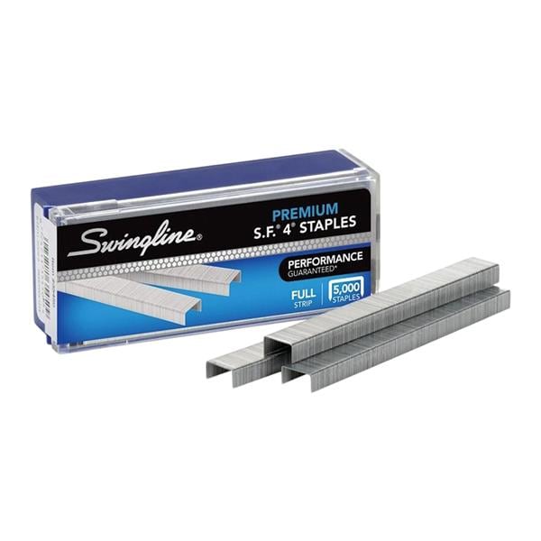 Swingline S.F. 4 Premium Staples 1/4" Full Strip 5000/Bx