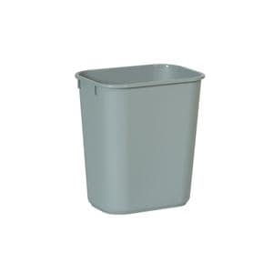 Durable Polyethylene Wastebasket 3 1/4 Gallons (12.3L) Gray 1/PK