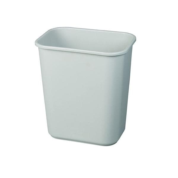 Rubbermaid Durable Polyethylene Wastebasket 7 Gallons Gray 1/PK