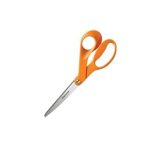 Fiskars Our Finest Contoured Scissors 8" Bent Orange 1/PK