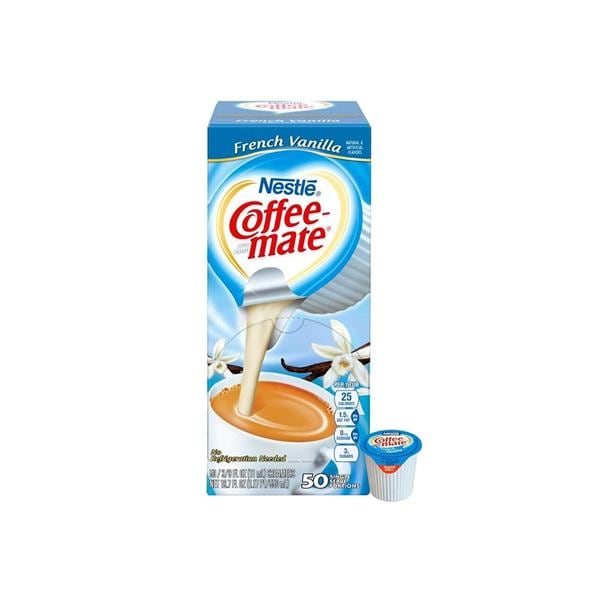 Nestle Coffee-Mate Singles French Vanilla 0.38 Oz 50/Bx