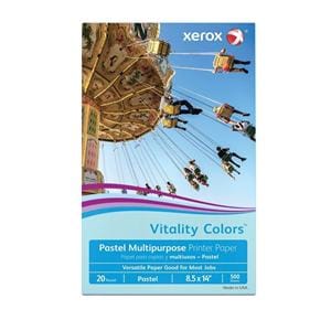 Xerox Color Paper 8.5 in x 14 in 20 Lb Blue 500 Sheets/Ream 500/Pk