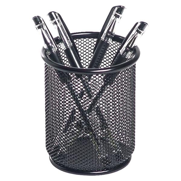 Office Depot Brand Metro Mesh Wire Pencil Cup Black 1/PK