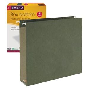 Hanging Folder 2 in Expansion Letter Size Standard Green 25/Pack 25