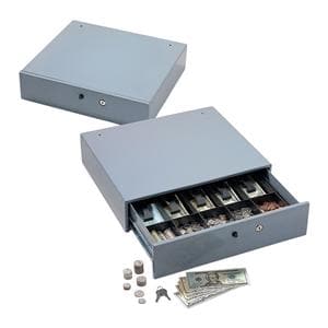 Manual Cash Drawer 3 7/8 in x 17 3/4 in x 15 7/8 in Gray 1/PK