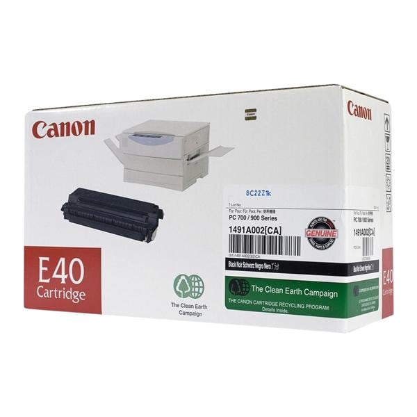 Canon E40 Black Toner Cartridge (1491A002CA) 1/PK