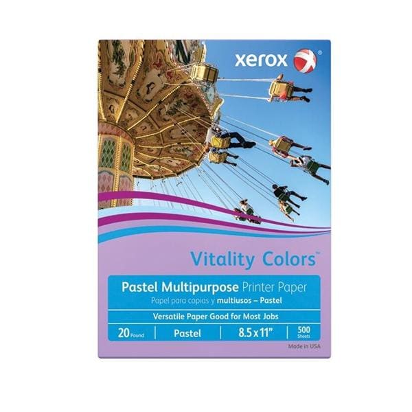 Xerox Color Paper 8.5 in x 11 in 20 Lb Lilac 500/Pk