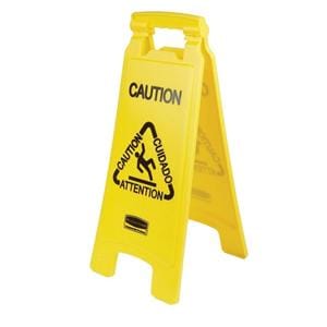 Rubbermaid Multilingual Wet Floor Sign 1/PK