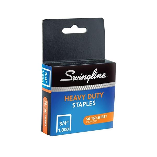 Swingline Heavy-Duty Staples 3/4 in 1000/Box 1/PK