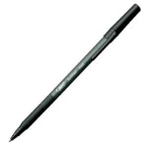 BIC Soft Feel Stick Pen Medium Point 1.0 mm Black Barrel Black 12/Pk