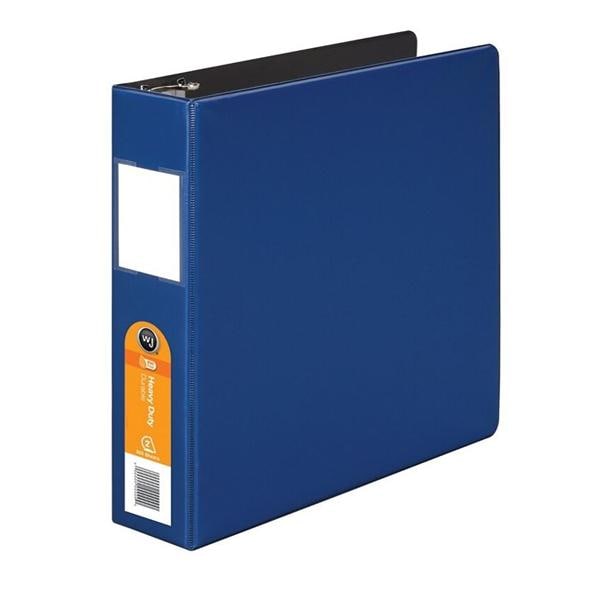 Wilson Jones Heavy-Duty Binder 2 in No-Gap D-Rings Dark Blue 1/PK