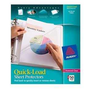 Nonstick Sheet Protectors Heavyweight Diamond Clear 50/Box 50/Bx