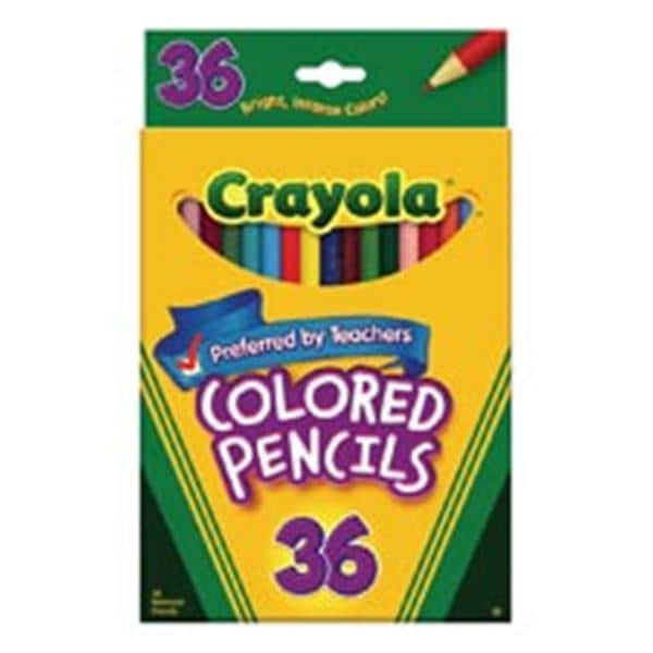 Crayola Color Pencils Set Of 36 Colors 36/St