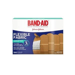 Band aid. Band-Aid Brand Flexible Fabric Adhesive Bandages, Assorted, 100  ct! – Grupo Velocity