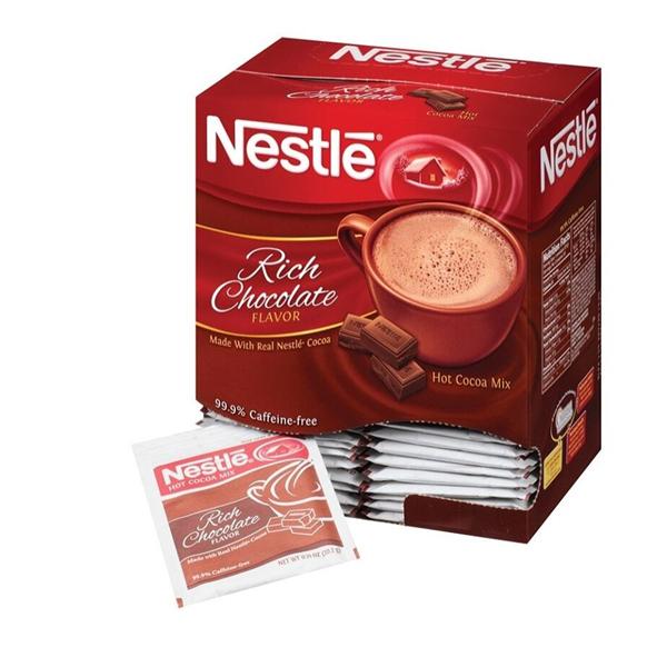 Nestle Rich Chocolate Hot Cocoa 0.71 Oz Packets Box Of 50 50/Bx