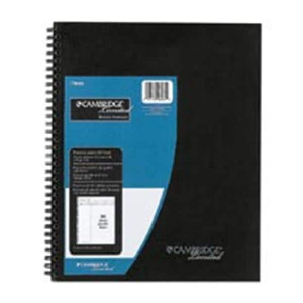 Business Notebook 8.5 in x 11 in Wide Ruled 80 Sheets Black Letter