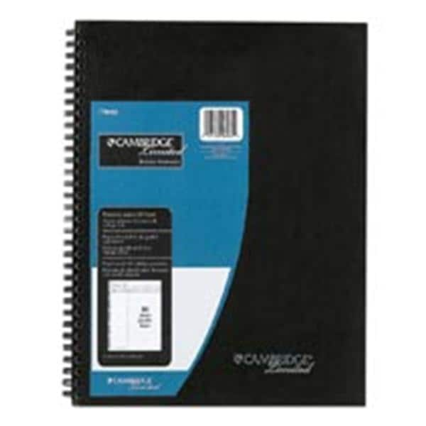 Business Notebook 8.5 in x 11 in Wide Ruled 80 Sheets Black Letter