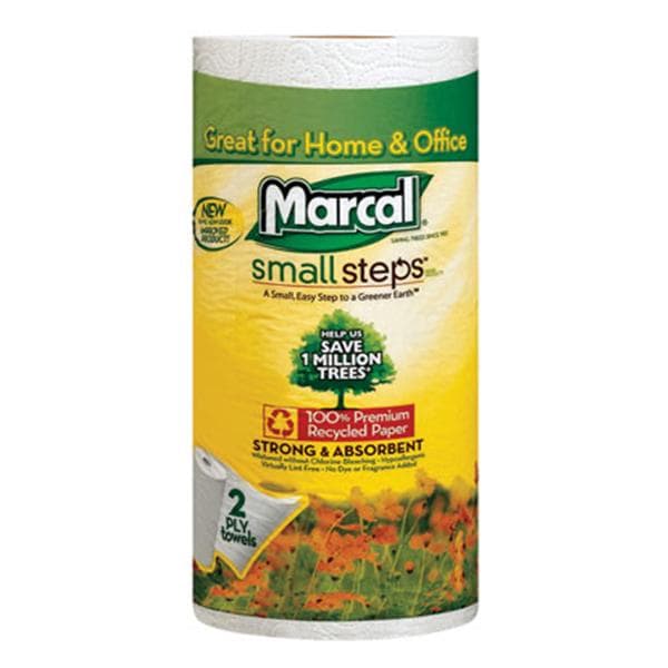 Marcal Small Steps 2-Ply Paper Towels 60 Sheets/Roll 15/Case 15/Pk