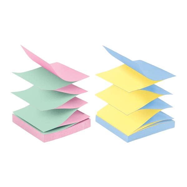 Pop-Up Notes 3 in x 3 in Marseille 100 Sheets/Pad 12/Pack 12/Pk