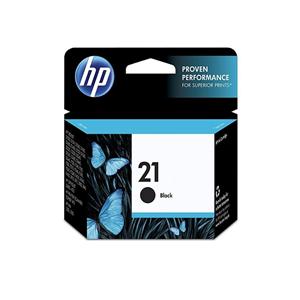 HP 21 Black Original Ink Cartridge (C9351AN) Ea