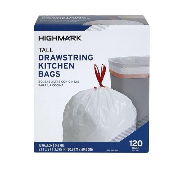 Highmark Trash Bags 13 Gallons 120/Pk