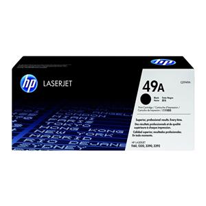 HP 49A Black Original Toner Cartridge (Q5949A) Ea