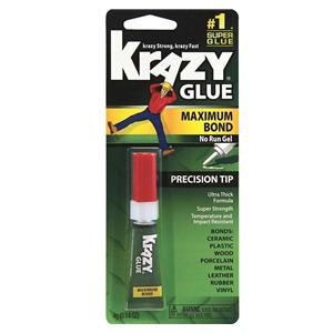 Krazy Glue Advanced Formula Gel Clear .14 Oz Ea