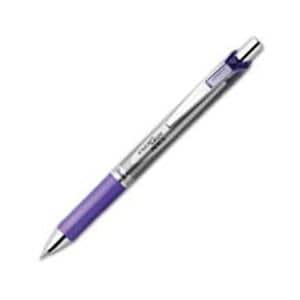 Pentel EnerGize Mechanical Pencils 0.7 mm Violet/Silver 12/Pack 12/Pk