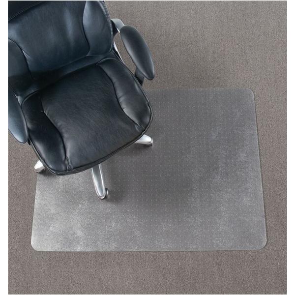 Economy Chair Mat Thin Commercial-Grade Carpets Rectangular Clear 40x60 Ea