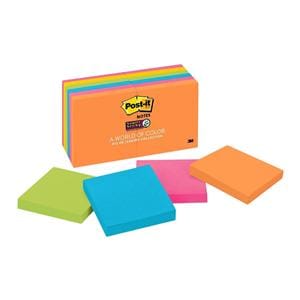 3 in x 3 in Super Sticky Notes 90 Sheets/Pad 12/Pack 12/Pk