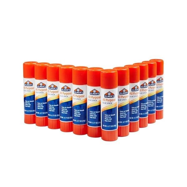 Office Strength Glue Sticks All Purpose 0.77 Oz Clear 12/Pack 12/Pk