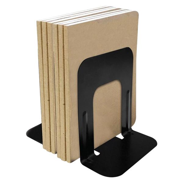 Office Depot Brand 58% Recycled Steel Bookend 7" Black Pk