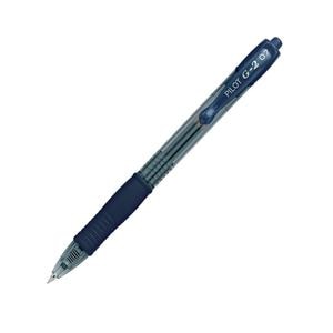 G-2 Gel Pen Fine Point 0.7 mm Clear Barrels Navy 12/Pack 12/Pk